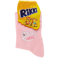 

Носки дет."RIKKI"(роз.c бел.леб)р18-20