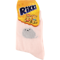 

Носки дет."RIKKI"(роз с сер. кот)р18-20