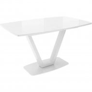 Обеденный стол «Listvig» Лотус, белый/белый, 73750, 170х75х80 см