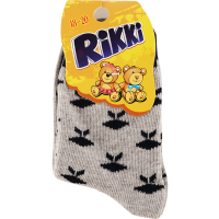 

Носки дет."RIKKI"(сер c син. зайц)р18-20