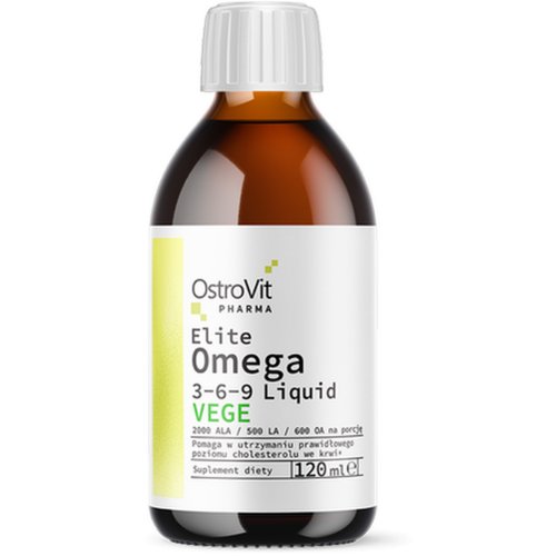 БАД «OstroVit» Pharma Elite, Omega 3-6-9, Liquid VEGE, 120 мл