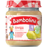 

Пюре д/дет.пит."BAMBOLINA"(из груши)100г