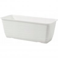 Ящик-кашпо «Formplastic» Sahara, 3180-011, белый, 40 см