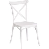 Стул «Tetchair» Cross, пластик/белый, 48x58x89 см