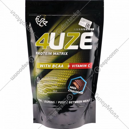 Мультикомпонентный протеин «Fuze + BCAA» молочный шоколад, 750 г