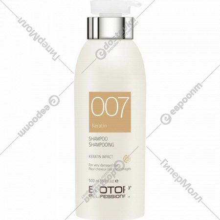 Шампунь для волос «Biotop» 007 Keratin Impact Shampoo, 500 мл