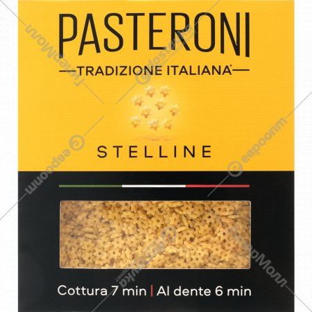 Макаронные изделия «Pasteroni» звездочки, 400 г
