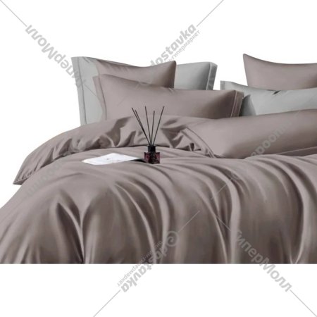 Комплект постельного белья «Luxor» №17-1506 TPX, семейный, зола, сатин