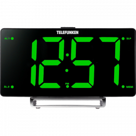 Ра­дио­ча­сы «Telefunken» TF-1711U, черный/зе­ле­ный