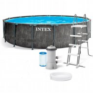 Каркасный бассейн «Intex» Greywood Prism Frame Premium, 26744NP