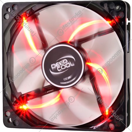 Вентилятор для корпуса «Deepcool» Wind Blade 120 DP-FLED-WB120-RD Red