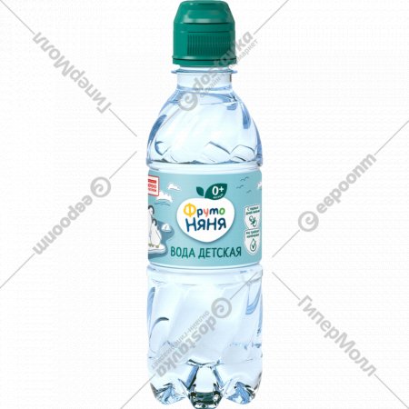Вода питьевая негазированная «Фруто Няня» детская 0+, 0.33 л