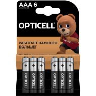 Батарейки «Opticell» Basic AAА, 6 шт