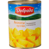 

Ананасы "ДОБРАДА" (кусочки) 565г