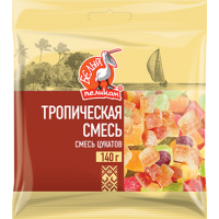 

Смесь "ТРОПИЧЕСКАЯ" (ананас,папайя) 140г
