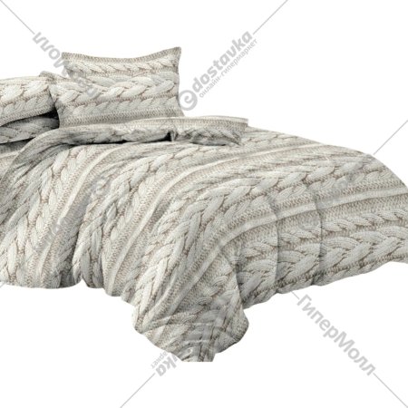 Комплект постельного белья «Бояртекс» №8056-05, 2-спальный с европростыней, полисатин