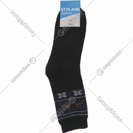 Носки мужские «Stylan's» SM-KT-3-MХР, размер 29, черные