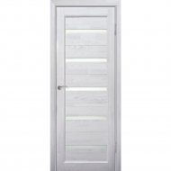 Дверь «Массив сосны» Вега 5 ЧО Белый/Матовое, 200х70 см