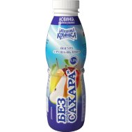 Йогурт «Бабушкина крынка» груша-яблоко, без добавления сахара, 1.5%, 430 г