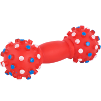 

Игрушка"ГАНТЕЛЬКА"(круп./шип/пищ,16см)кр