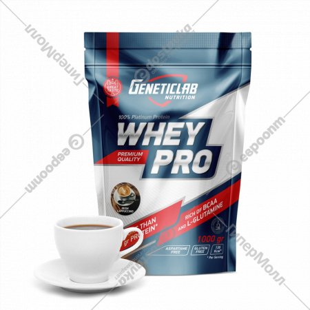 Протеин «Geneticlab» Whey Pro, кофе, 1000г