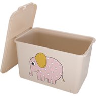 Контейнер для игрушек «Berossi» Honey Animals, пудра, слон, АС 84284020, 15 л