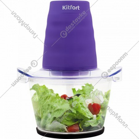 Измельчитель-чоппер «Kitfort» KT-3017-1, фиолетовый
