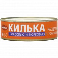 Консервы рыбные «РыбаХит» килька с фасолью и морковью, 240 г