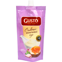 

Соус "GUSTO" (сливочно-чесночный) 210г