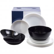 Набор посуды «Luminarc» Diwali black/white P4360