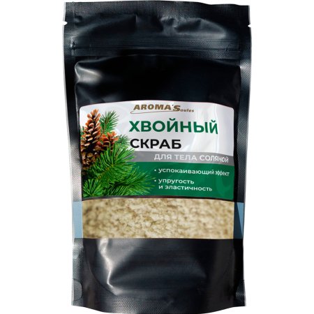 Скраб для тела «Aroma'Saules» Хвойный, соляной, 400 г