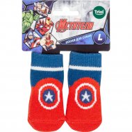 Носки для животных «Triol» Marvel Капитан Америка, размер L, 90х35 мм, 12231035