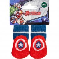 Носки для животных «Triol» Marvel Капитан Америка, размер S, 65х25 мм, 12231033