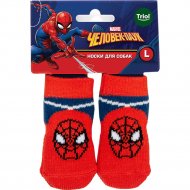 Носки для животных «Triol» Marvel Человек-паук, размер L, 90x35 мм, 12231032