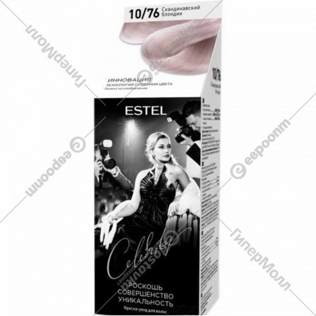 Краска для волос «Estel» Celebrity, 10/76, скандинавский блондин