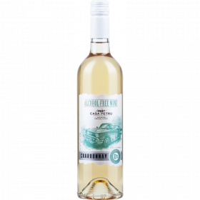Вино безалкогольное «Casa petru» chardonnay белое, полусладкое, 0.75л