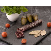 

Колбаса вял.(из мяса лося с кедр.ор)100г
