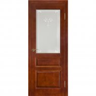 Дверь «Массив сосны» Модель №5 пмц ДО Коньяк/Матовое, 200х70 см