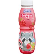 Йогурт «Бабушкина крынка» для детского питания, малина, 2.5%, 300 г