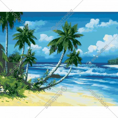 Картина по номерам «Palizh» Солнечный берег, 40х50 см