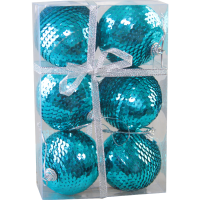 

Украшение новогоднее 6K6 голубой