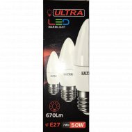 Лампа светодиодная «Ultra» LED, теплый свет, 7 Вт