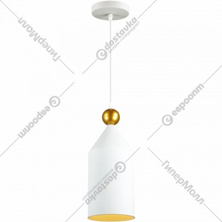 Подвес «Odeon Light» Bolli, Pendant ODL19 359, 4093/1, белый/золотой
