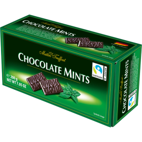 Шо­ко­лад «Maitre Truffout» Chocolate Mints, с мятной на­чин­кой в пла­стин­ках, 200 г