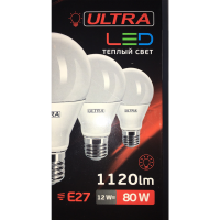 

Лампа светодиодная LED A60 12W E27 3000K