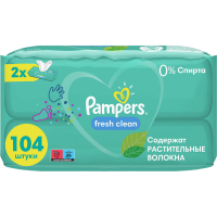 

Салфетки увлаж"PAMPERS"(Fresh Duo)2x52шт