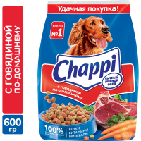 

Корм для собак "ЧАППИ" (говядина)РФ 600г