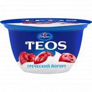 Йогурт греческий «Teos» вишня, 2%, 140 г