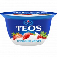 Йогурт греческий «Teos» клубника, 2%, 140 г