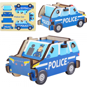 Пазл «Полицейская машина» HB-3D-1S